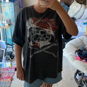 Furst of a kind studded over size graphic Tee